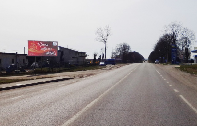 Щит 6x3,  м.Куликів, виїзд на м. Львів, траса Львів- Рава-Руська (М-09), напроти АЗК ANP