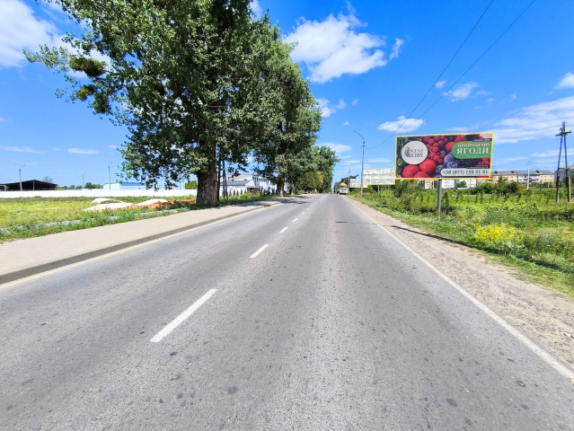 Щит 6x3,  м. Самбір, вул.Промислова 15, обїздна міста, весь транспорт на/з  м. Мостиська на/з м. Львів, найбільші промислові обєкти міста, гуртовні, автоплощадки, обмеження швидкості. 
