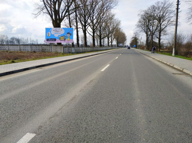 Щит 6x3,  м. Самбір, вул. Чорновола, 124, центральний в'їзд всього транспорту з м. Городок, м. Львів, в межах населеного пункту, далі АЗК ОККО