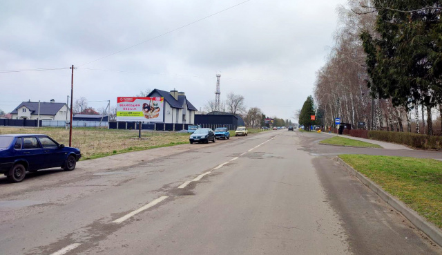 Щит 6x3,  м. Буськ, вул. Львівська, на центр, поряд лікарня, АТБ, базар 