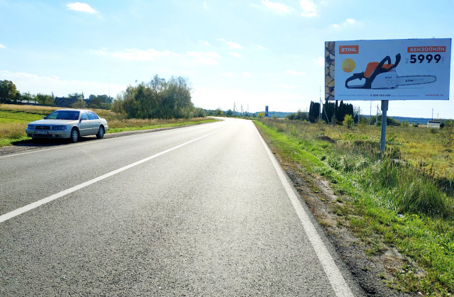 Щит 6x3, м. Великі Мости, вїзд в Великі Мости з напрямку м. Червоноград, траса Ковель - Жовква (Р-15) на м. Львів, поряд АЗК ОККО Щит 6x3, м. Великі Мости, вїзд в Великі Мости з напрямку м. Червоноград, траса Ковель - Жовква (Р-15) на м. Львів, поряд АЗК ОККО