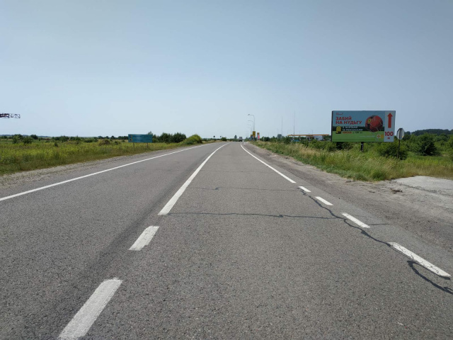 Щит 6x3, Кордон, на респ. Польща, 3000 м. до прикордонного посту, поряд АЗК SHELL, траса Львів - Краківець (М-10) Щит 6x3, Кордон, на респ. Польща, 3000 м. до прикордонного посту, поряд АЗК SHELL, траса Львів - Краківець (М-10)