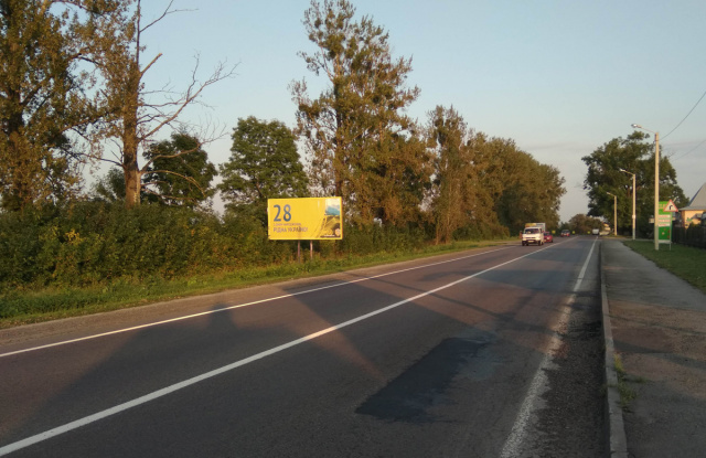 Щит 6x3, с. Сопошин, виїзд з м. Жовква в напрямку м. Львів, траса Львів- Рава-Руська (М-09), поряд АЗК WOG, на АЗК Амік Щит 6x3, с. Сопошин, виїзд з м. Жовква в напрямку м. Львів, траса Львів- Рава-Руська (М-09), поряд АЗК WOG, на АЗК Амік