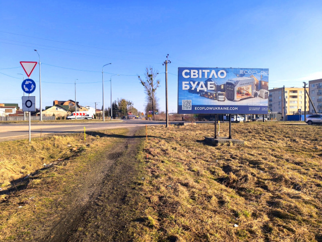 Щит 6x3,  м. Жовква, вул. Львівська виїзд на м.Львів